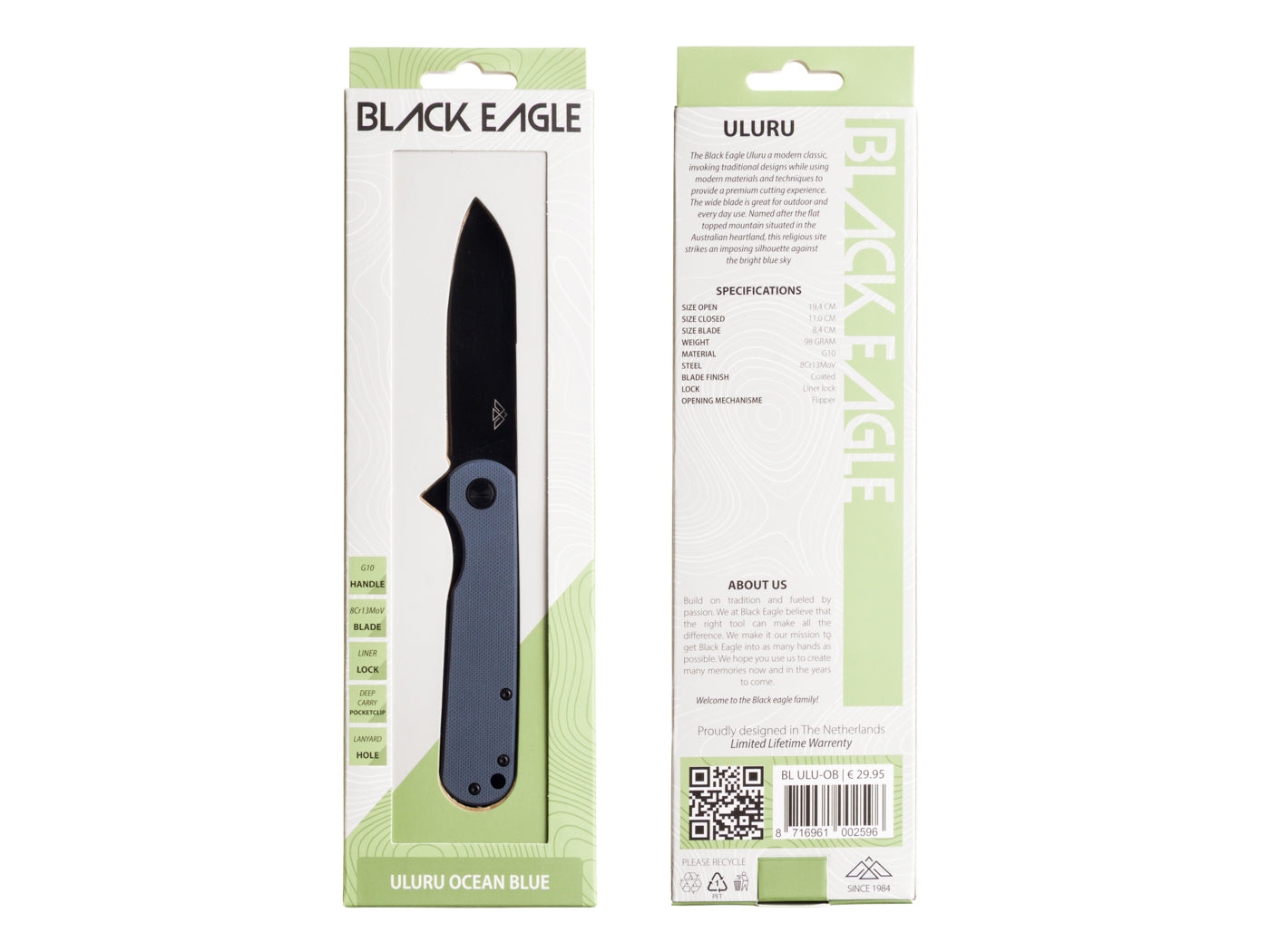 Black Eagle Uluru Ocean Blue