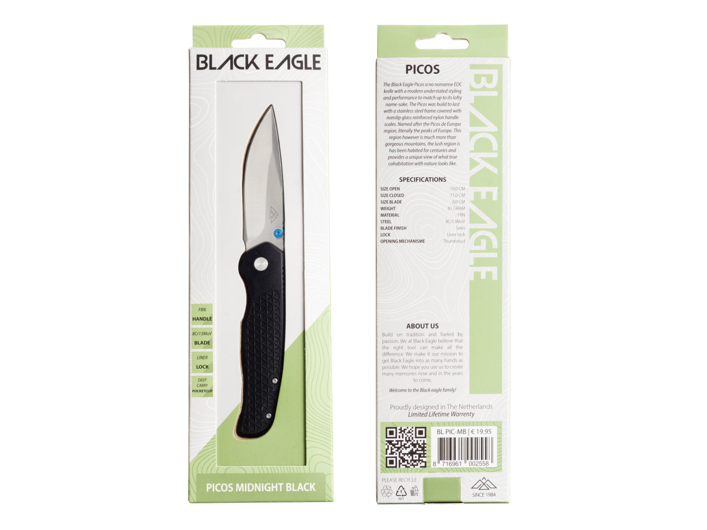 Black Eagle Picos Midnight Black