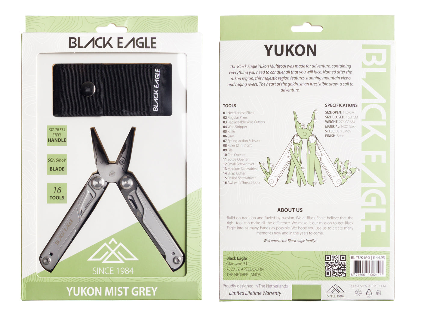 Black Eagle Yukon Mist Grey