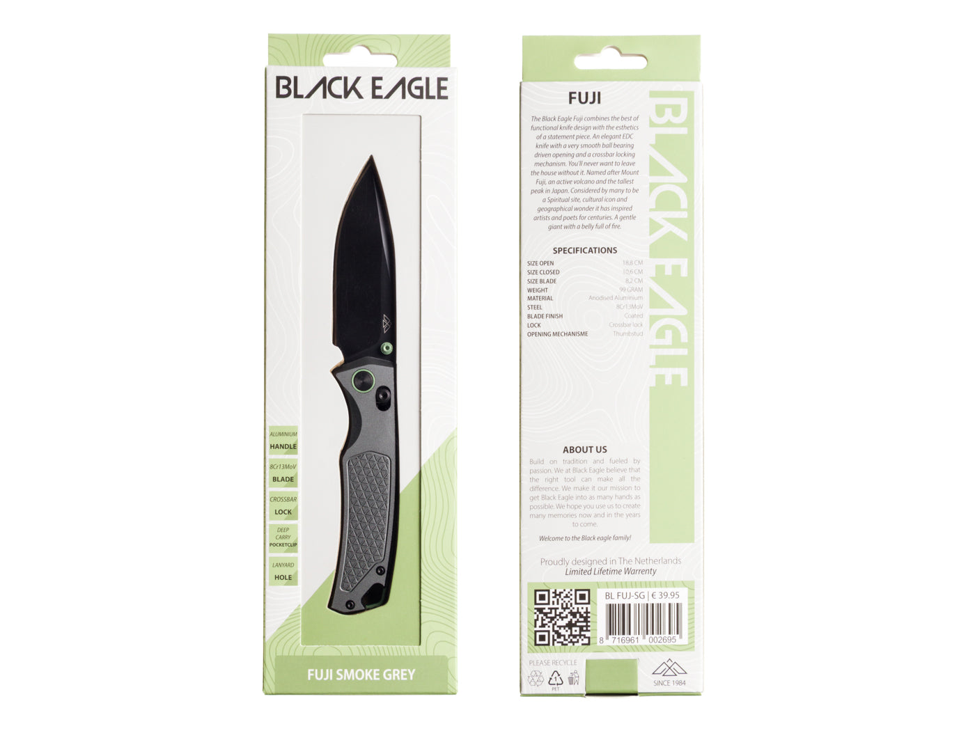 Black Eagle Fuji Smoke Grey
